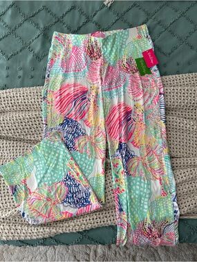 Lilly Pulitzer “Roar of the Seas” Palazzo Pants